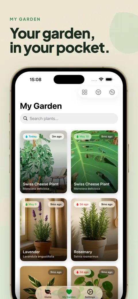 Your garden in your pocket